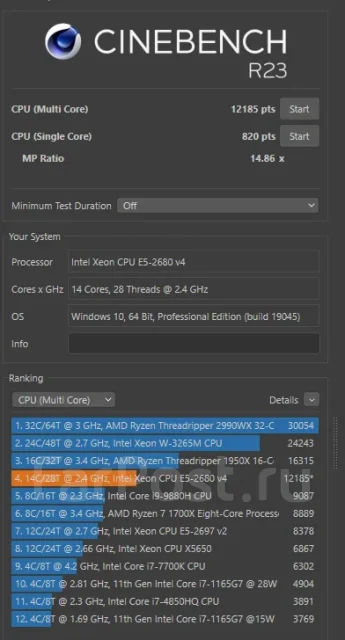 Intel Xeon E5-2680 v4 ����