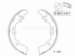 ������� ��������� ���������� Toyota bB 05-16 / Tank 16-20 SAT ST-28-0307 ST280307 ����