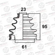 ������� ������� 23-61-95 FB-2084 F in Avantech BD0122 ����
