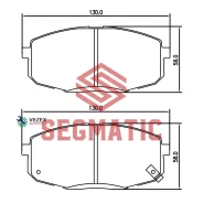������� ��������� Hyundai/KIA Creta/Cerato/Cerato 1.6 09- �����. Segmatic SGBP2587 SGBP2587 ����