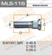 ������� �������� Masuma 12X1.5��, L=46�� / Toyota, Daihatsu, Lexus, Mitsubishi, Honda MLS116 ����