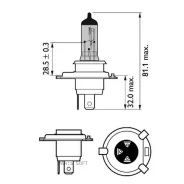 ����� /����� /������ Philips ��� H4 White Vision 12-60/55 �� ����������� ����� ������� ������ 1/1 ��. ; 12342WHVB1; H4)AB012 64193 E-H4-100) 22103230...