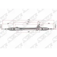 ����� ������� Toyota RAV4 05- RHD SAT ST4551042020 ST4551042020 ����