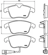 ������� ��������� �������� �� ���������� �������� ������ Brembo P85112X P85112X ����
