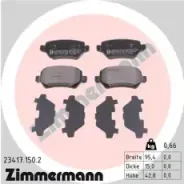 ������� �������� ! ����. 95x43x15 Opel AstraG 1.8-2.2DT 01-04/Zafira 2.2i/DTi 01 Zimmermann 23417.150.2 234171502 ����