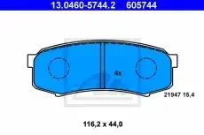 ������� �������� �. Toyota Land Cruiser 80/90 3.4-4.2TD 90 13.0460-5744.2 FDB1021=572245B ! ATE 13.0460-5744.2 13046057442 ����