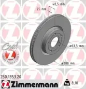 ���� ��������� ! �����. 300x25/48-5x108 Volvo S40/V50 1.8/2.4/2.5/2.0TD 04 Zimmermann 250.1353.20 250135320 ����