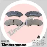 ������� �������� ! �����. 143x56x17 Toyota Camry 2.5 18 Zimmermann 22768.165.1 227681651 ����