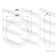 ������ �������������� ��������� ����� (������������ ��������) Febest 02491003 02491003 ����