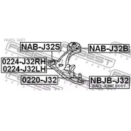 ����������� ��������� ������ (��������������) | ��� ����/��� | Febest NABJ32B NABJ32B ����