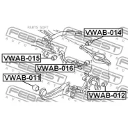 ����������� ������ ���� | ��� ����/��� | Febest VWAB014 VWAB014 ����
