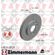 ���� ����. �����. ������. [269x22,5] COAT Z Renault Duster 1.5-2.0 10- Zimmermann 470243920 470243920 ����