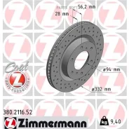���� ����. �����. ������. ��������. [332x28] Sport COAT Z Mitsubishi Pajero IV (V8_W, V9_W) 06- Zimmermann 380211652 380211652 ����