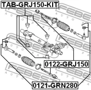 ���� ������� Febest 0122GRJ150 ����� 0122GRJ150 ����