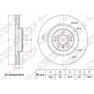���� ��������� (�����) Mercedes-Benz M-Class 05-11 / GL-Class 06-12 SAT STA1644210512 STA1644210512 ����