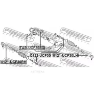 ���������� ������� ������ Lexus LS430/Celsior UCF30 2000-2006 0121-UCF30RH Febest 0121UCF30RH Febest 0121UCF30RH 0121UCF30RH ����