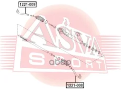 ���������� ������� ����� Santa FE/IX55 568202B000 ASVA ���. 1221-008 1221008 ����