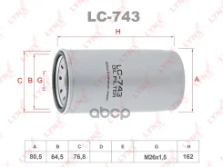 ������ �������� LYNXauto LC743 LC743 ����