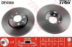���� ��������� ���� ����� �������� 2�� TRW DF4364 ����