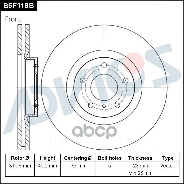 ���� ��������� ���. Advics Advics ���. B6F119B B6F119B ����