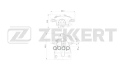��������� ������� ������ ����� VW Transporter V VI 03- Multivan V VI 03- California V VI 09- Zekkert ���. bs-8332 BS8332 ����