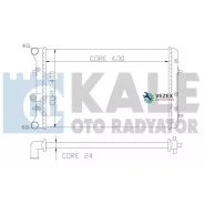 �������� ���������� ��������� Skoda Fabia 99- A/C+ ������ KALE 353800 353800 ����