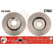 ���� ��������� ������ Honda: CR-V II 02-06, Stream 01- TRW DF4486 DF4486 ����