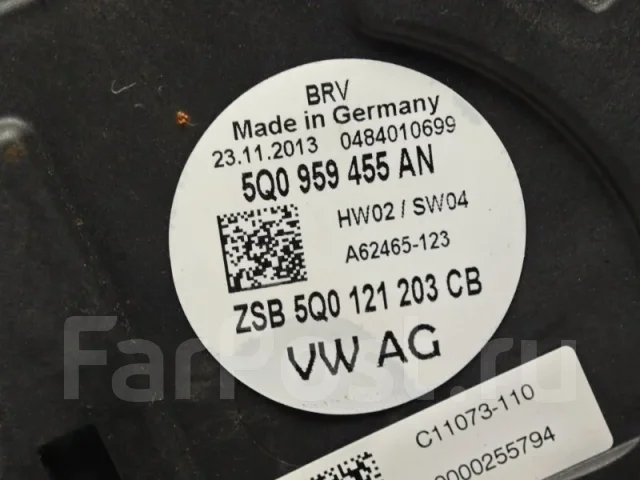 �������� ��������� AUDI A3 12.12.2013 5Q0121205D 8V CJSB 5Q0121205D ����