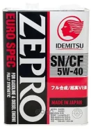 Idemitsu Zepro Euro Spec. 5W-40, �������������, 4��. ����