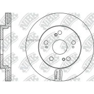 ���� ��������� �������� honda accord vii (cl, cn) accord vii tourer (cm, cn) cr-v ii (rd) NIBK RN1204 NIBK RN1204 RN1204 ����
