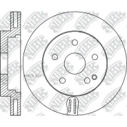 ���� ��������� Mercedes W211 280-500 02-/C219 280-500 04- �������� ����. D 330��. NIBK RN1701 NIBK RN1701 RN1701 ����