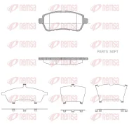 ������� �������� �. Mazda 2 1.3i/1.5i, Ford Fiesta VI 08 Remsa 128110 1281 10 [1550219] ! Remsa 128110 128110 ����