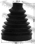 ������� ���� �������� �������� PVC 92X102X25.5 #43410-47030 Toyota Auris/Hybrid (UKP) ADE15#, �NDE150, �NRE150, �ZRE15#, �ZZE150, �ZWE150 2007.02-2013...
