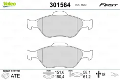 ������� ��������� ����� 301564 Valeo 301564 ����