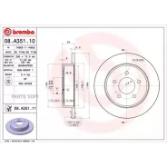 ���� ��������� Chrysler RAM VAN Van (RG) 2.8 CRD 2005-2009 Brembo 08A35111 - 08A35111 ����