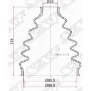 ������� ����� (�����/ �������) Audi A3 12-19 / Q3 11-19 SAT C-1736, �������� C1736 ����