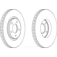 ���� ��������� 302x28 Chrysler Ferodo Ferodo DDF1372 DDF1372 ����