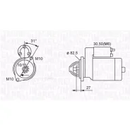 ������� 12V 2,2 KW Magneti Marelli 063721044010 063721044010 ����