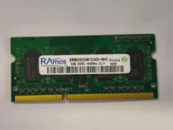 ����������� ������ RAMos 2GB DDR3 1600MHz SO-DIMM EMB2G0561CAD-16IC ��� �������� ����