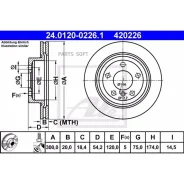 ���� ��������� ����, BMW: Z4 sDrive 18 i/sDrive 20 i/sDrive 23 i/sDrive 28 i/sDrive 30 i 09- ATE 24012002261 ����