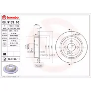 ��������� ����� (34211503070) Brembo 08916311 ����