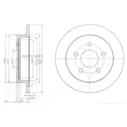 ���� ����. (���� �� �-�) Opel Sintra ����. �� ����. (278x11.0mm) Delphi BG3143 ����