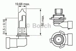 ����� 12V 51W HB4 51W 12V P22d 1987302153 ����