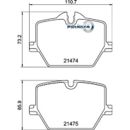 ������� ��������� BMW 3 G20 M 18- ������ Brembo P06116 P06116 ����