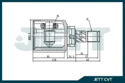 ���� ���������� JETT V40-1252 JETT ���. V40-1252 V401252 ����