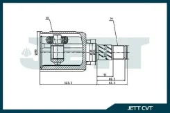 ���� ���������� JETT V40-1829 JETT ���. V40-1829 V401829 ����