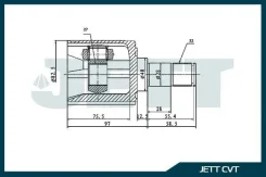 ���� ���������� JETT V40-3044 JETT ���. V40-3044 V403044 ����