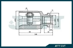 ���� ���������� JETT V40-9019 JETT ���. V40-9019 V409019 ����