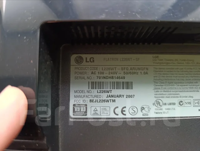 LG. 22", ���������� �� (LCD, LED, QLED) ����