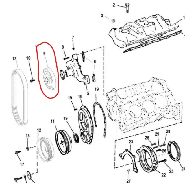 ���� �������� ��������������� ������ 807729T Mercruiser 4.3/5.0/5.7/6.2/7.4L ������. ����